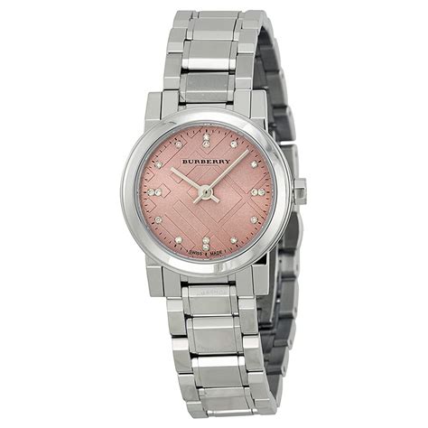 burberry watch pink face|burberry watch clearance women.